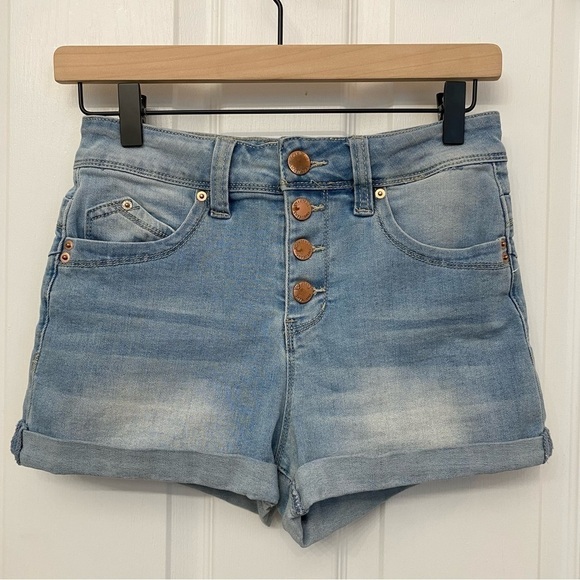 YMI High Rise Jean Shorts Button Fly Size 3 - Picture 15 of 15